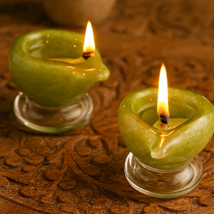 glass-puja-diya-set