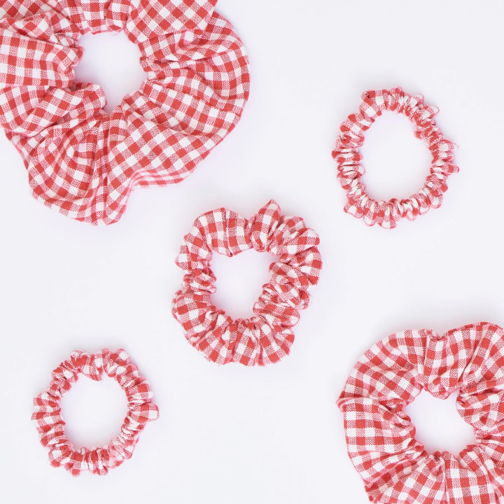 red-checkmate-scrunchie-set