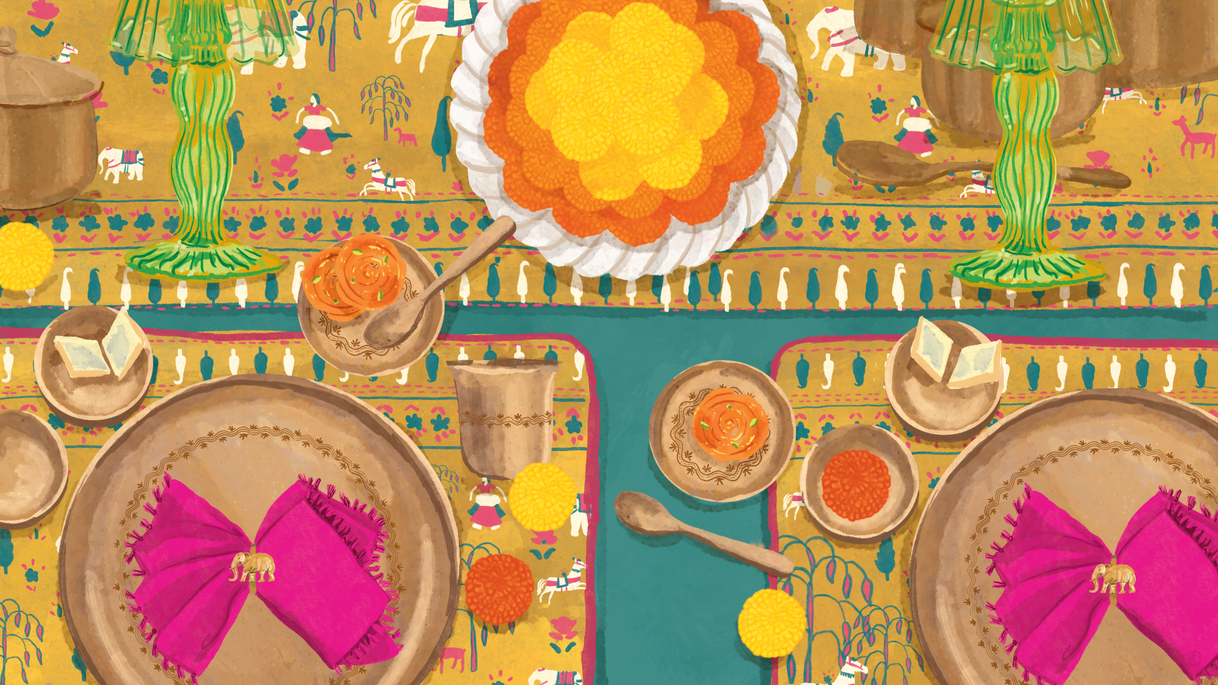 Set the table: Diwali edition